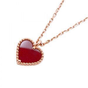 Van Cleef & Arpels Necklace Sweet Alhambra Heart 18K Pink Gold Pink Gold